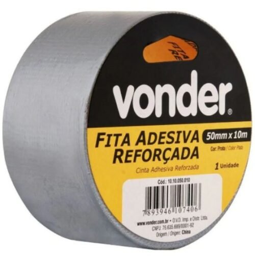 009467 FITA ADESIVA 50MMX10M PRATA VONDER
