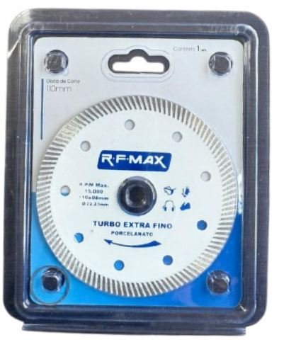 DISCO DIAMANTADO EXT FINO TUB 1.2MM 110X08X22 RF