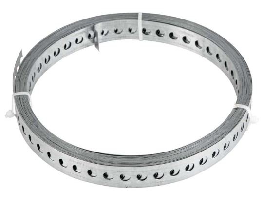 FITA DE ACO PERFURADA 19MMX0,4MMX10M  VONDER