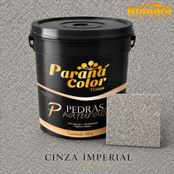 PEDRAS NATURAIS CINZA IMPERIAL BD 16L PARANA COLOR